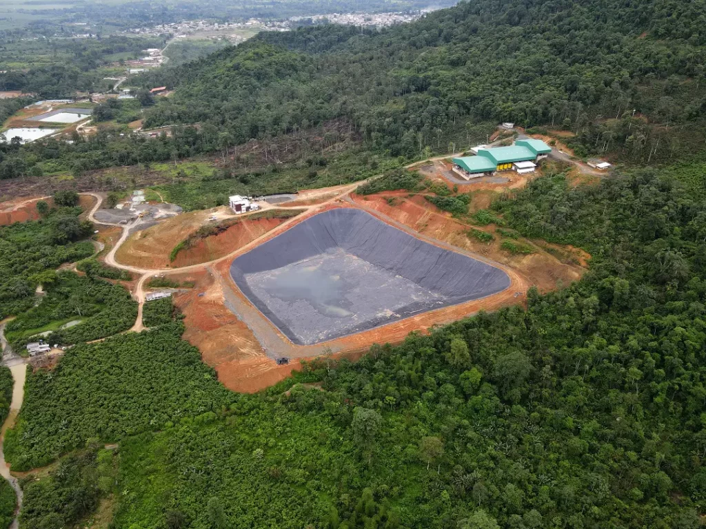 geomembrana para mineria